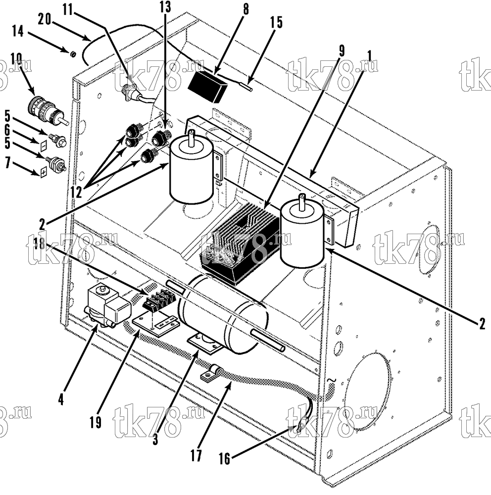 Каталог запчастей для Thermo King IT11-M1, M2, M3 ELECTRICAL COMPONENTS