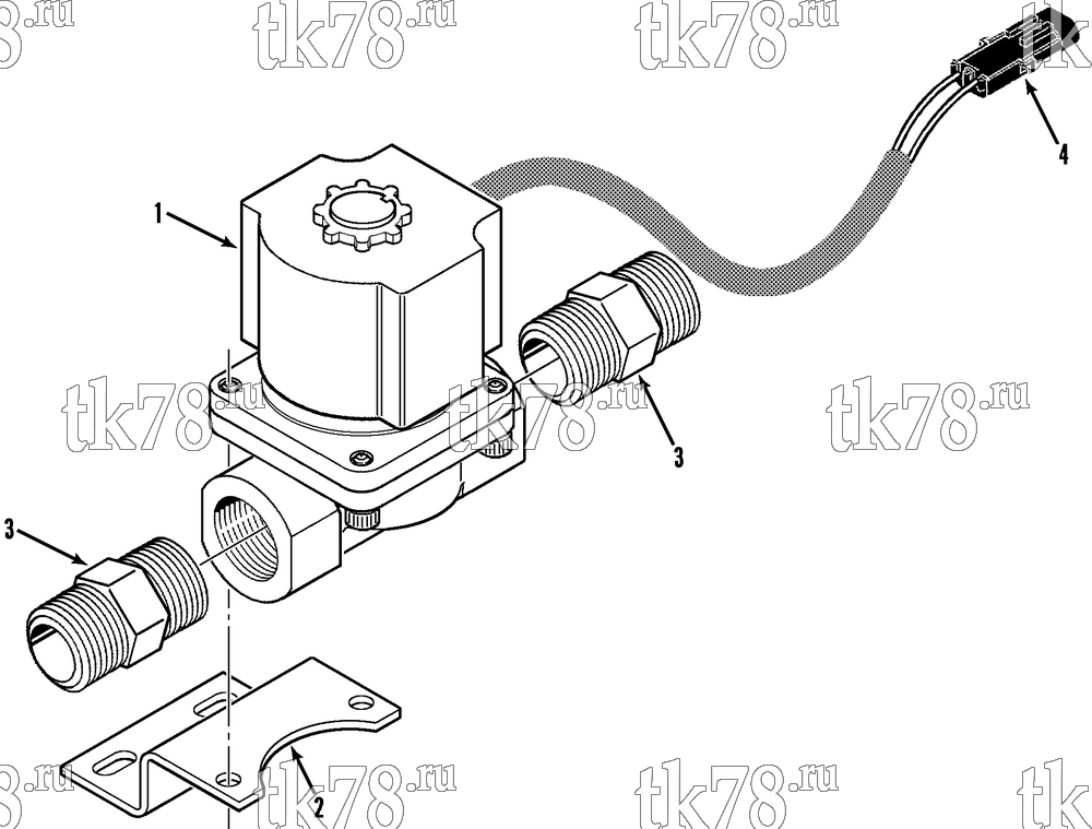 Каталог запчастей для Thermo King IT11-M1, M2, M3 WATER VALVE GROUP