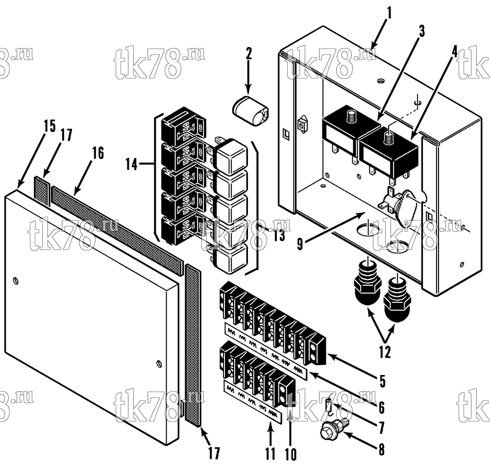 Каталог запчастей для Thermo King  CONTROL BOX