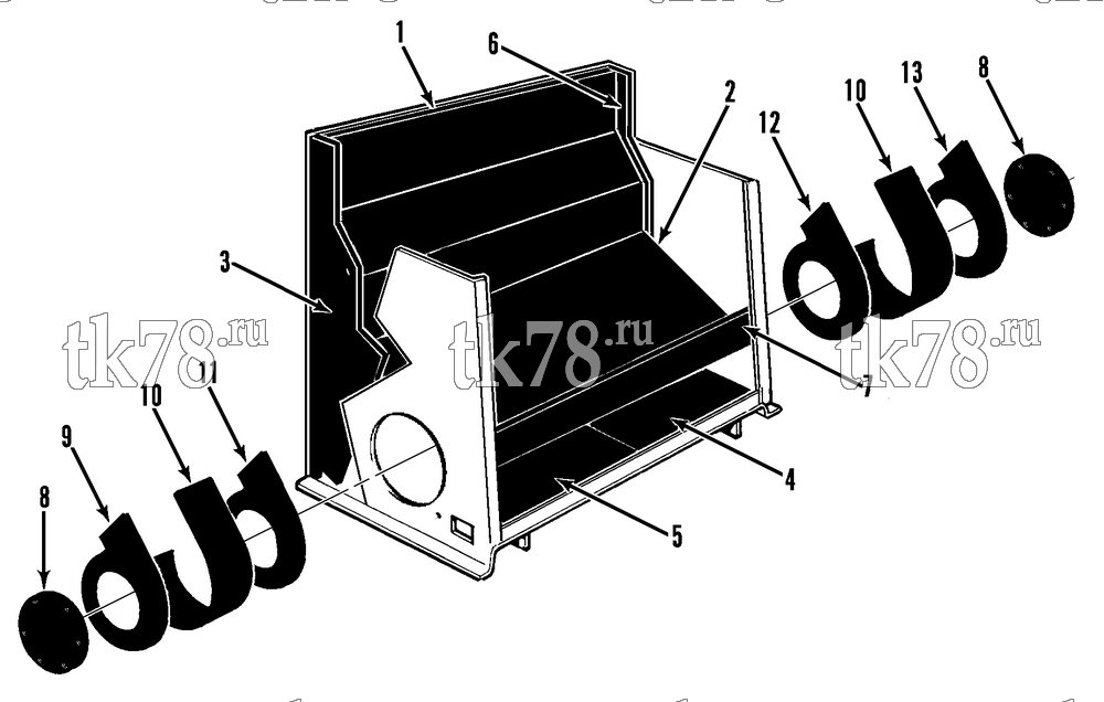 Каталог запчастей для Thermo King  INSULATION