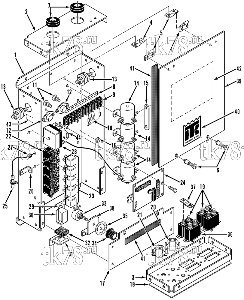 Каталог запчастей для Thermo King AT6 EVAPORATOR CONTROL BOX