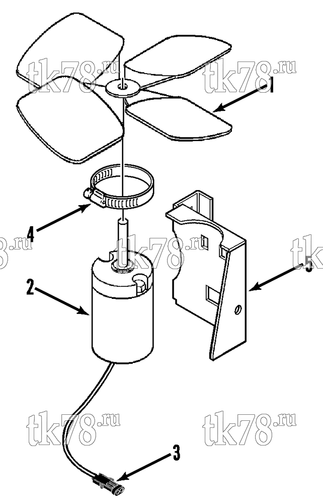 Каталог запчастей для Thermo King  CONDENSER FAN