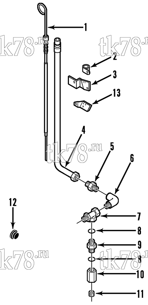 Каталог запчастей для Thermo King SD-II & SD-II MAX DIPSTICK GROUP