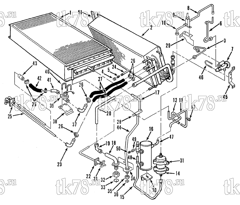Каталог запчастей для Thermo King  REFRIGERATION/HEATING COMPONENTS