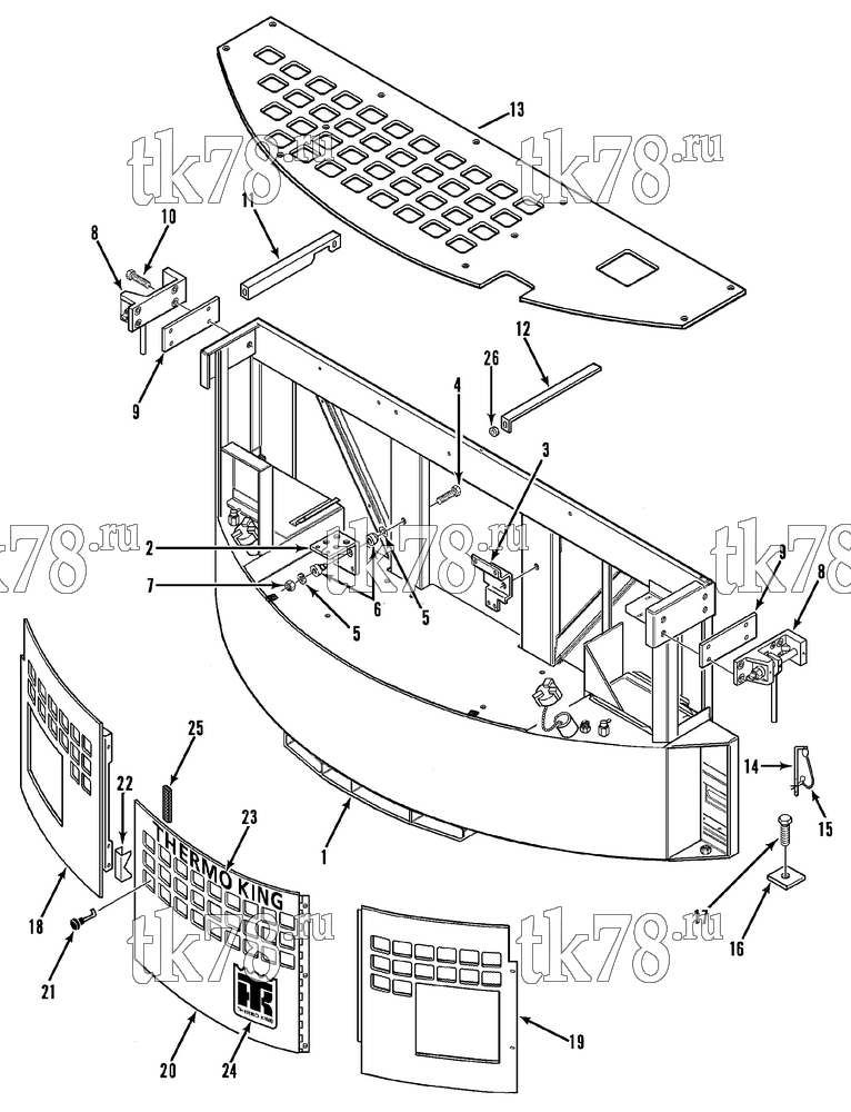 Каталог запчастей для Thermo King  STRUCTURAL COMPONENTS