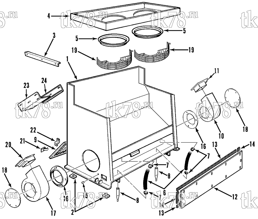 Каталог запчастей для Thermo King  STRUCTURAL COMPONENTS