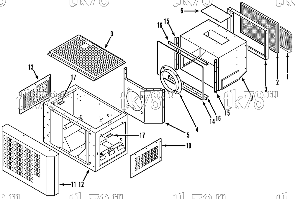 Каталог запчастей для Thermo King  STRUCTURAL COMPONENTS