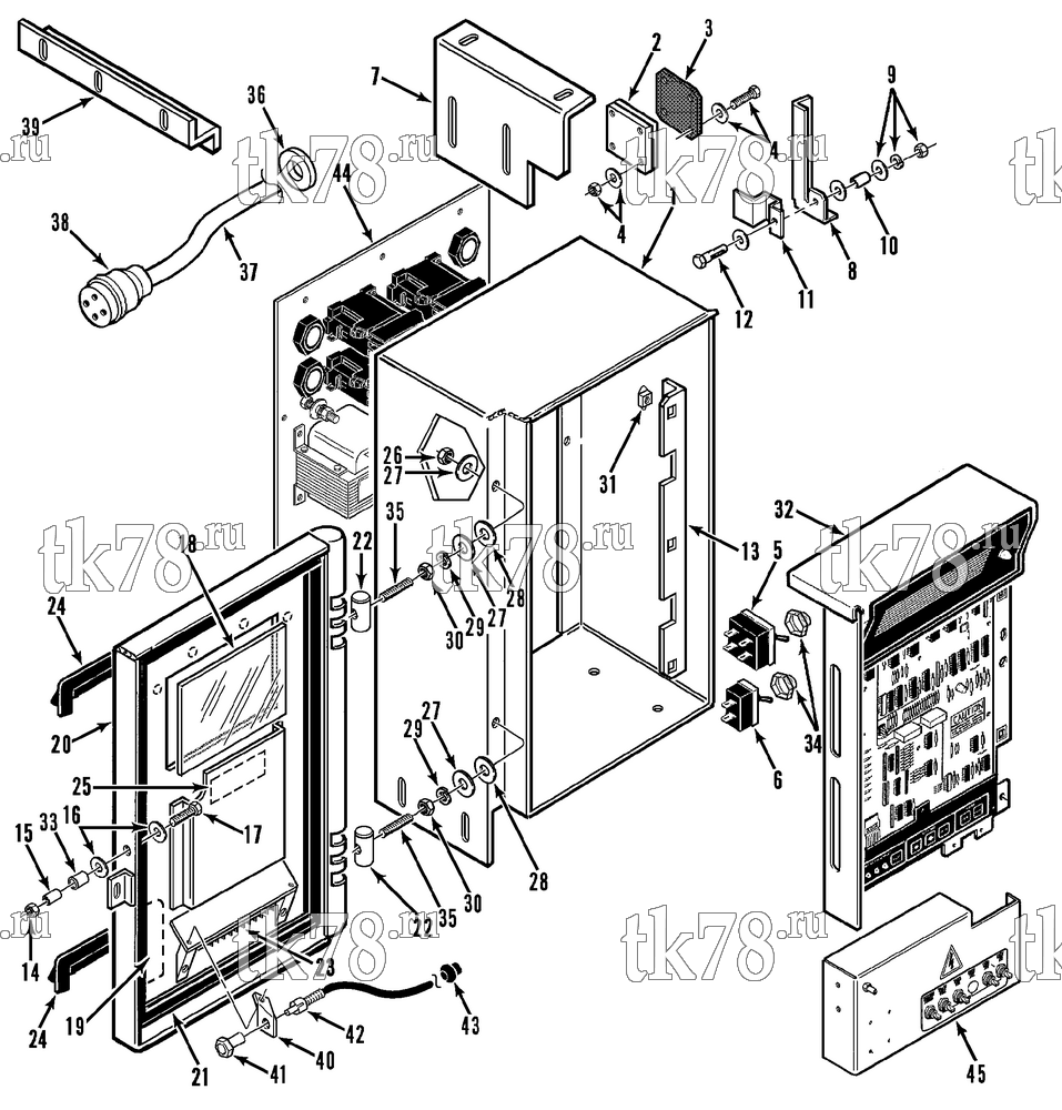 Каталог запчастей для Thermo King CF-II M19.7, M19.8, M19.9, M19.10 CONTROL BOX
