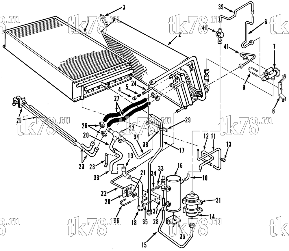 Каталог запчастей для Thermo King  REFRIGERATION COMPONENTS (M30)