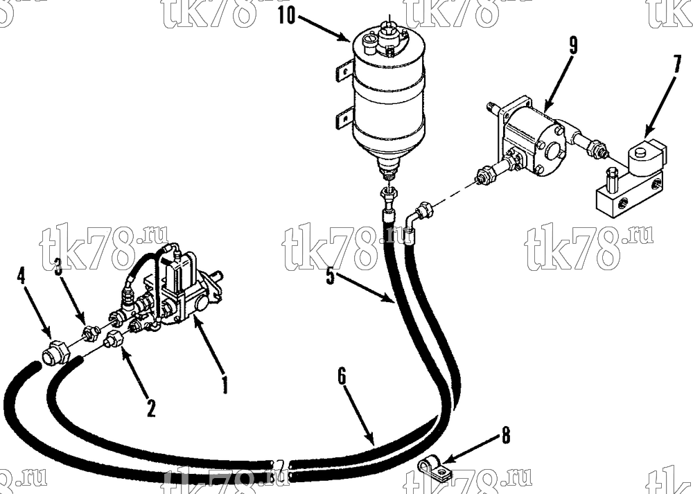 Каталог запчастей для Thermo King  HYDRAULIC PUMP & HOSES