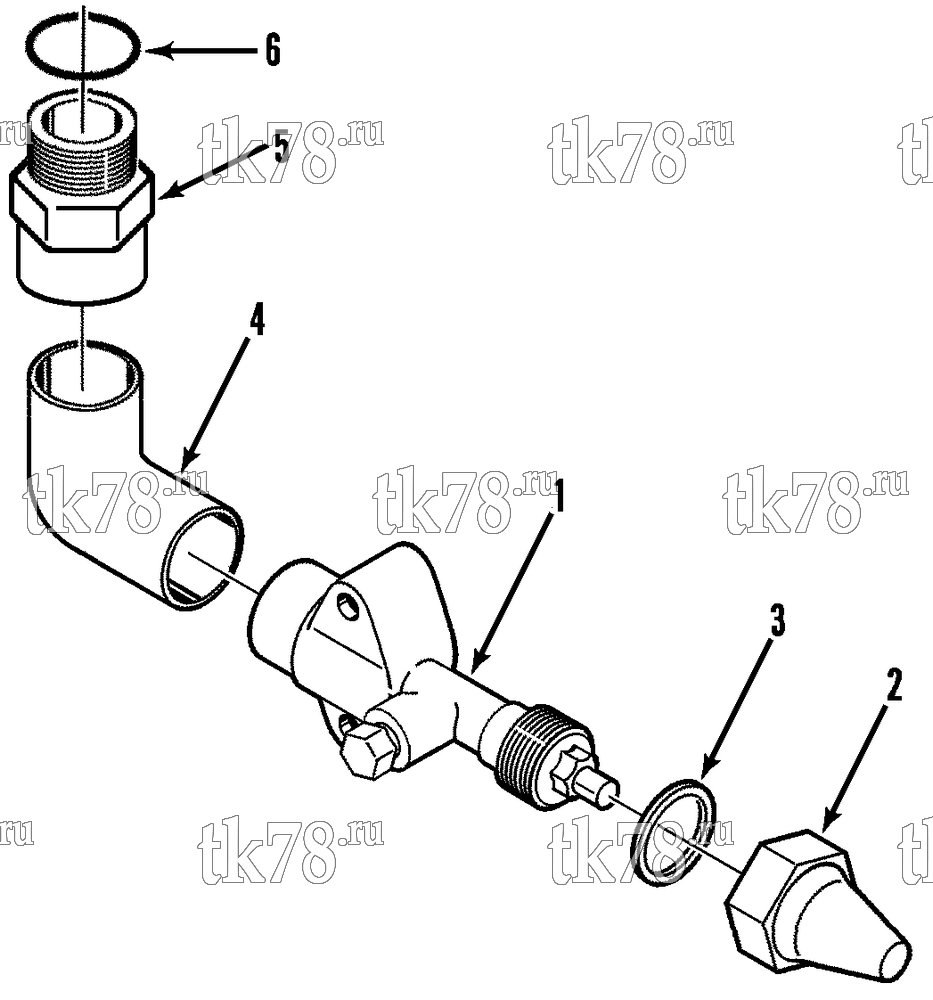 Каталог запчастей для Thermo King T11-M1 thru M21 & THU11-M1 VALVE ASSEMBLY - SUCTION