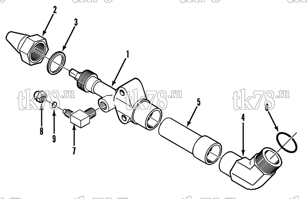 Каталог запчастей для Thermo King E4-M1, M2 & M3 VALVE ASSEMBLY - SUCTION