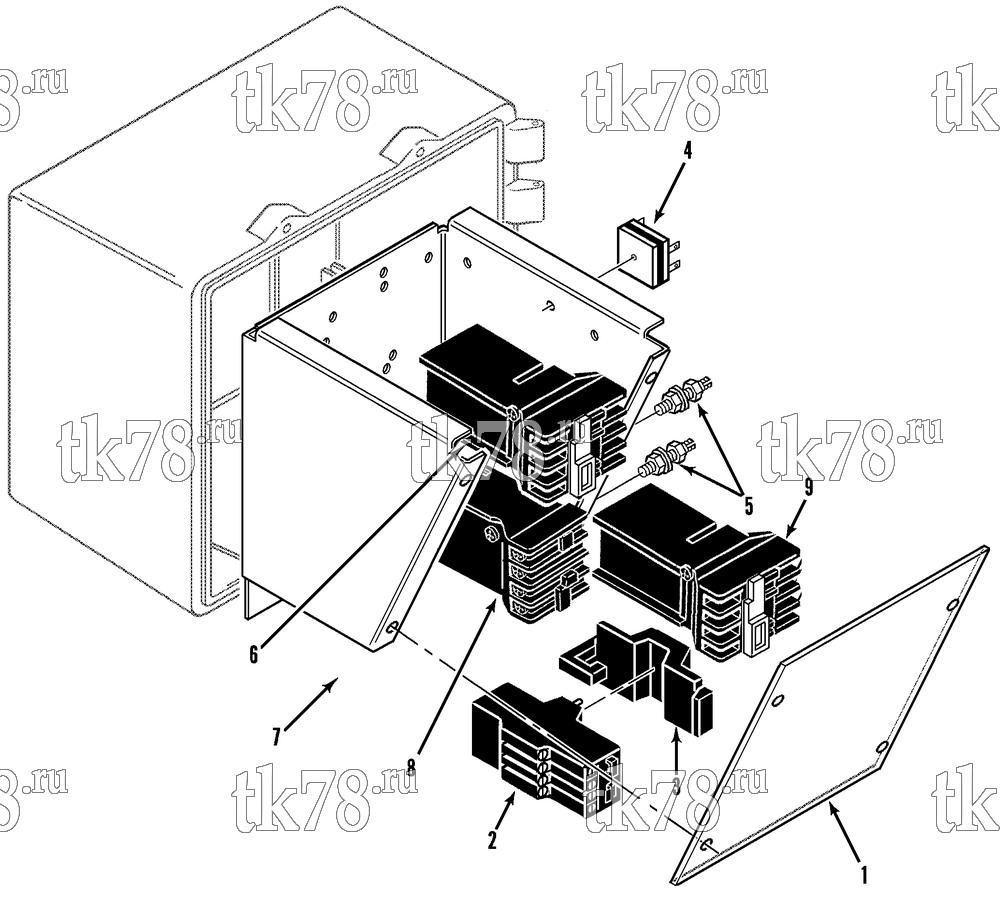 Каталог запчастей для Thermo King KH-II 30 & 50 HIGH VOLTAGE TRAY - 3 PHASE