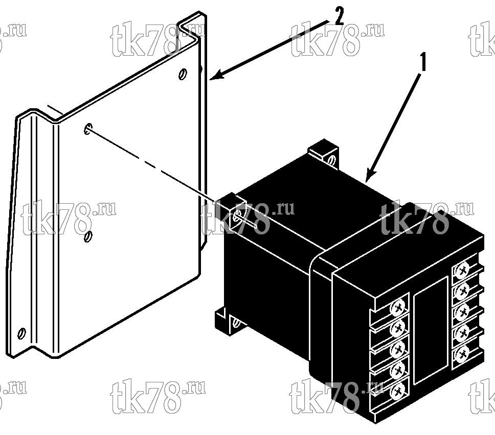 Каталог запчастей для Thermo King KH-II 30 & 50 CONTACTOR - HEATER (SINGLE PHASE)