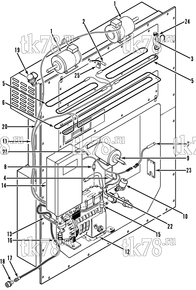 Каталог запчастей для Thermo King  ELECTRICAL COMPONENTS