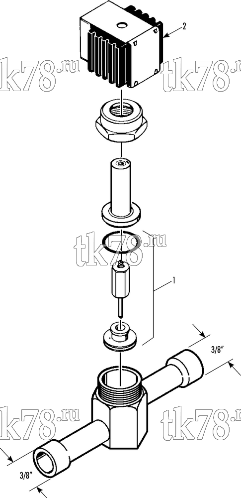 Каталог запчастей для Thermo King KD-II & KD-II MAX SOLENOID VALVE - NORMALLY CLOSED