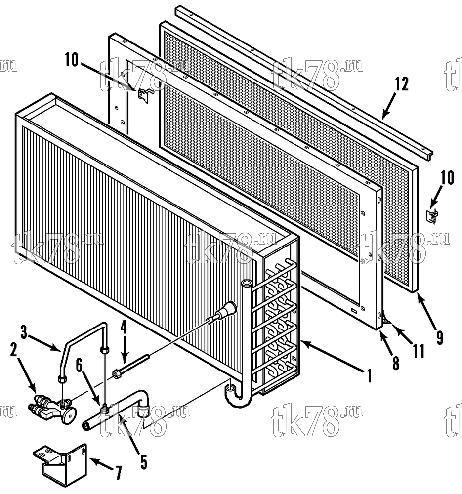 Каталог запчастей для Thermo King  EVAPORATOR COIL & EXPANSION VALVE