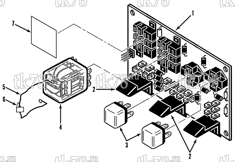 Каталог запчастей для Thermo King PGM MAX & PGM-II MAX RELAY BOARD ASSEMBLY