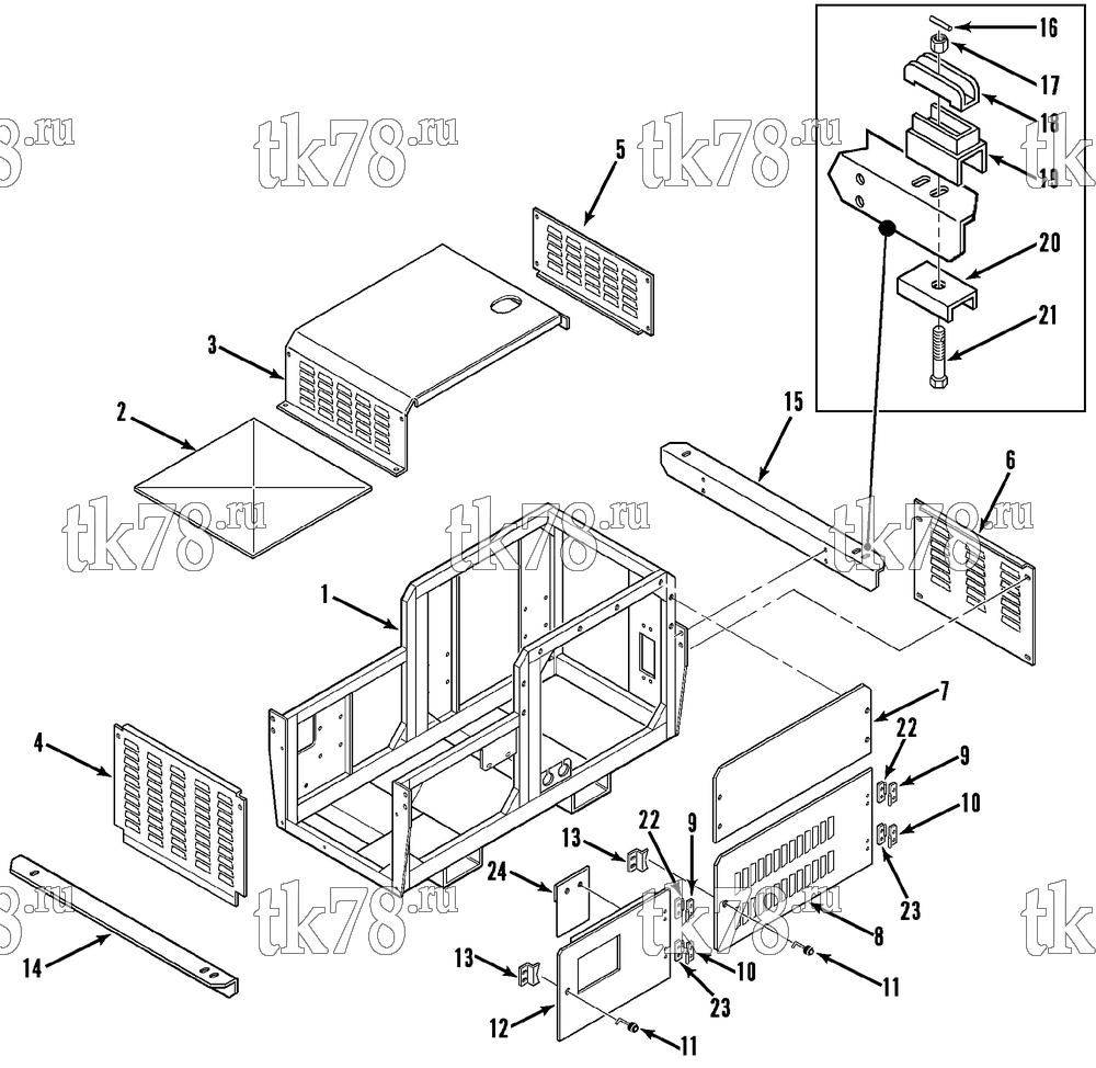 Каталог запчастей для Thermo King  STRUCTURAL COMPONENTS