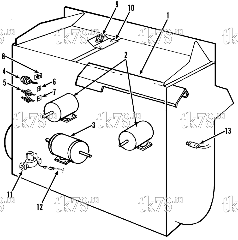 Каталог запчастей для Thermo King  ELECTRICAL COMPONENTS (T6-M10)