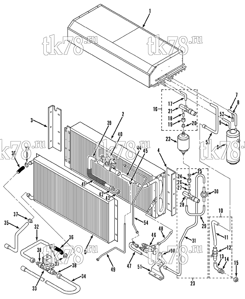 Каталог запчастей для Thermo King  REFRIGERATION COMPONENTS (M6)