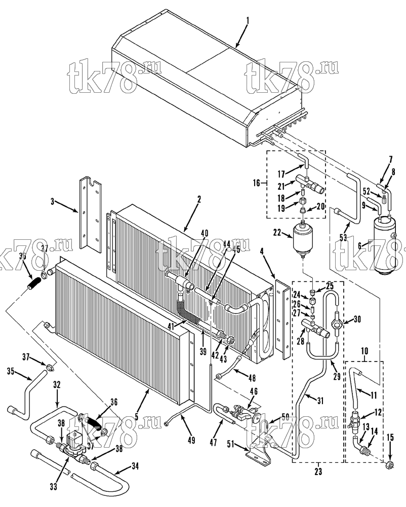 Каталог запчастей для Thermo King T11-M1 thru M21 & THU11-M1 REFRIGERATION COMPONENTS (M8 - M13)