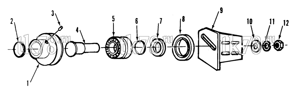 Каталог запчастей для Thermo King  IDLER PULLEY GROUP