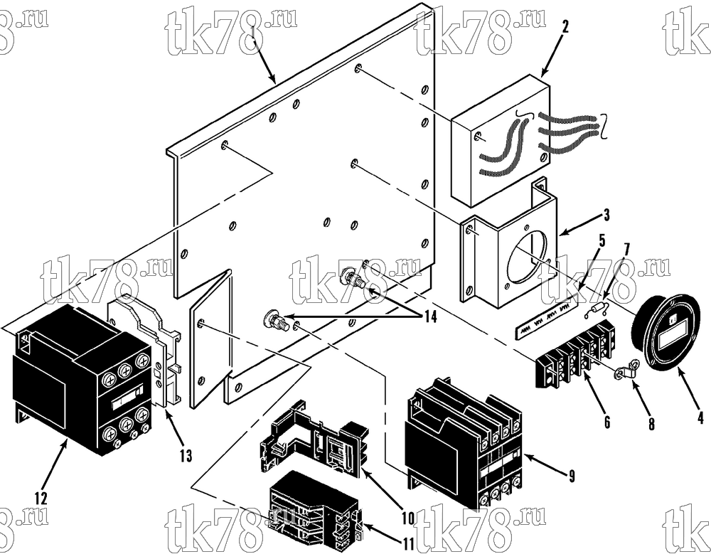 Каталог запчастей для Thermo King  LINESTARTER TRAY (220-230/3/50-60)