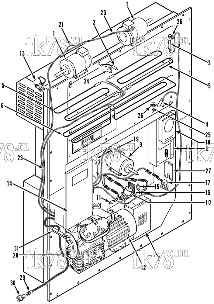 Каталог запчастей для Thermo King  ELECTRICAL COMPONENTS