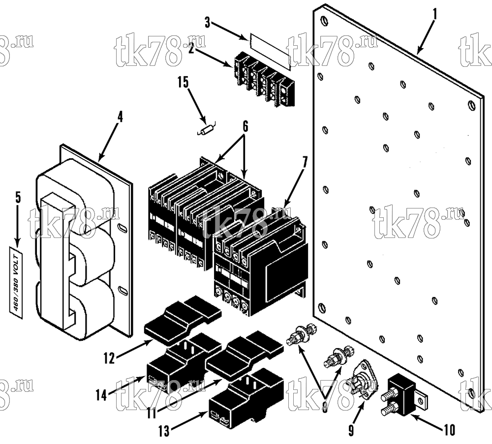 Каталог запчастей для Thermo King  HIGH VOLTAGE TRAY ASSEMBLY