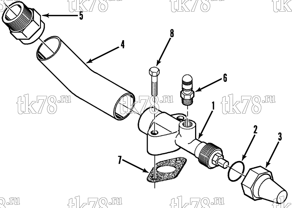 Каталог запчастей для Thermo King T11-M1 thru M21 & THU11-M1 VALVE ASSEMBLY - DISCHARGE