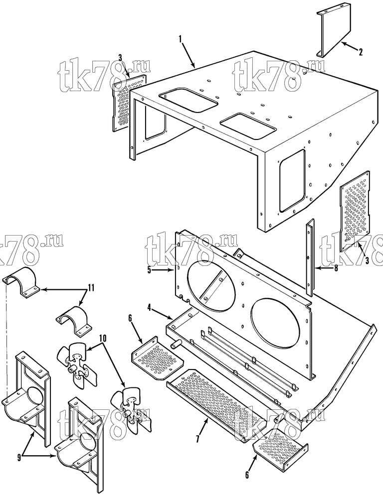 Каталог запчастей для Thermo King HY MAX EVAPORATOR ASSEMBLY