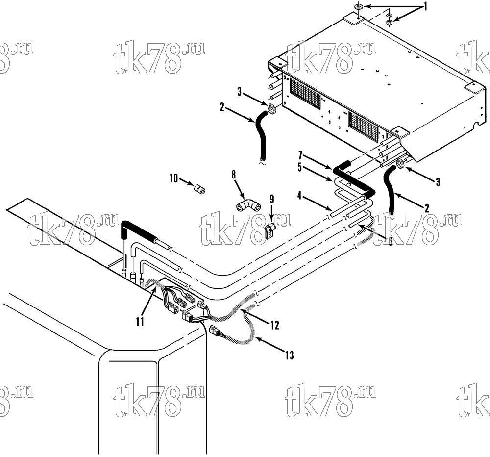 Каталог запчастей для Thermo King  INSTALLATION GROUP (ECT-1 SR)
