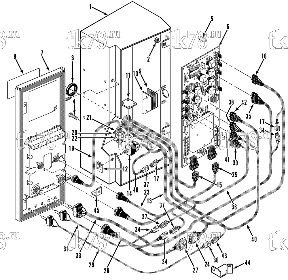Каталог запчастей для Thermo King  CONTROL BOX ASSEMBLY (SB-III SR TC)