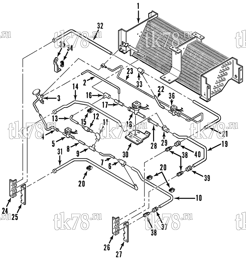 Каталог запчастей для Thermo King  ECT SR REFRIGERATION KITS (714569 & 715475)