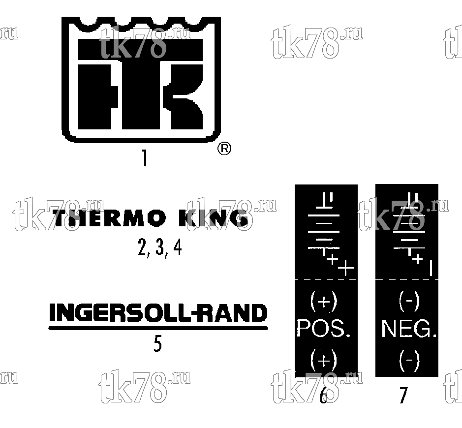 Каталог запчастей для Thermo King J Series NAMEPLATES