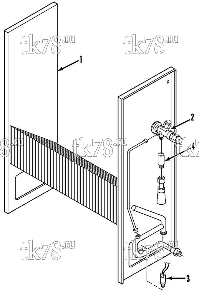 Каталог запчастей для Thermo King V-090, 90E, 90H, 90 MAX, 90T & 95 EVAPORATOR COMPONENTS (V-090E)