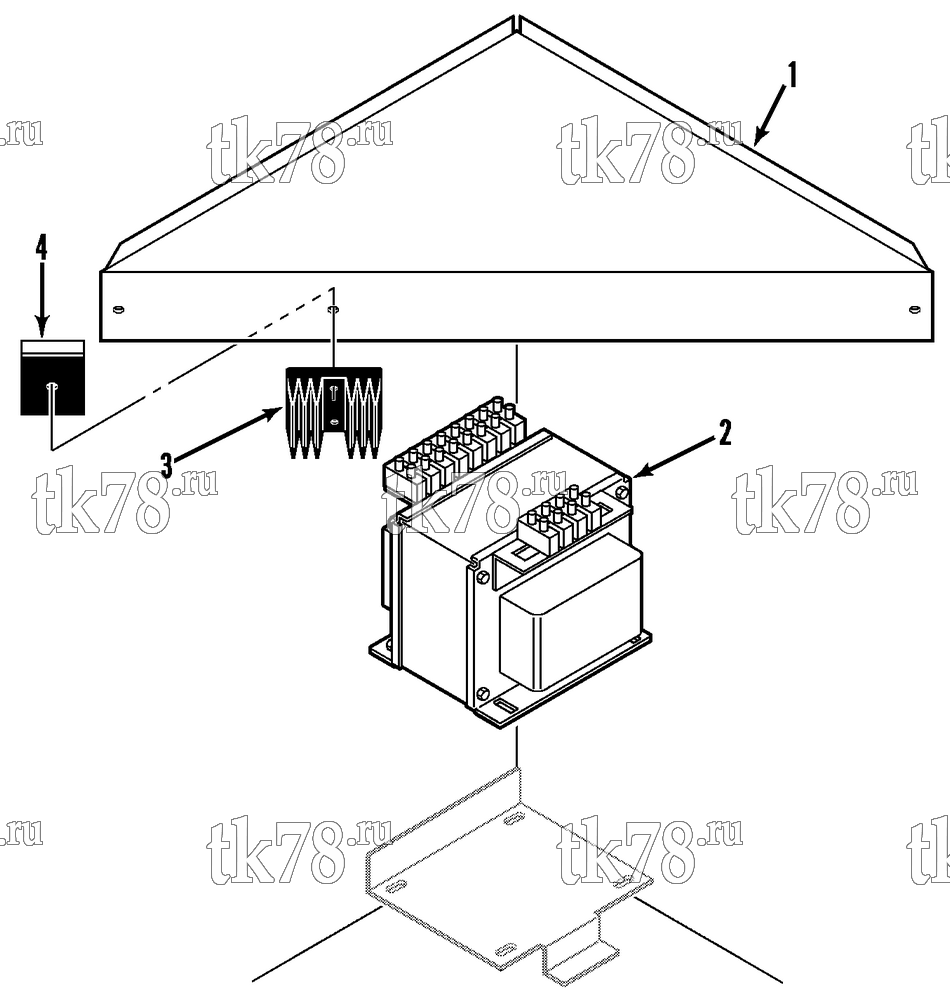 Каталог запчастей для Thermo King V-170 & V-175 TRANSFORMER GROUP (V-175)