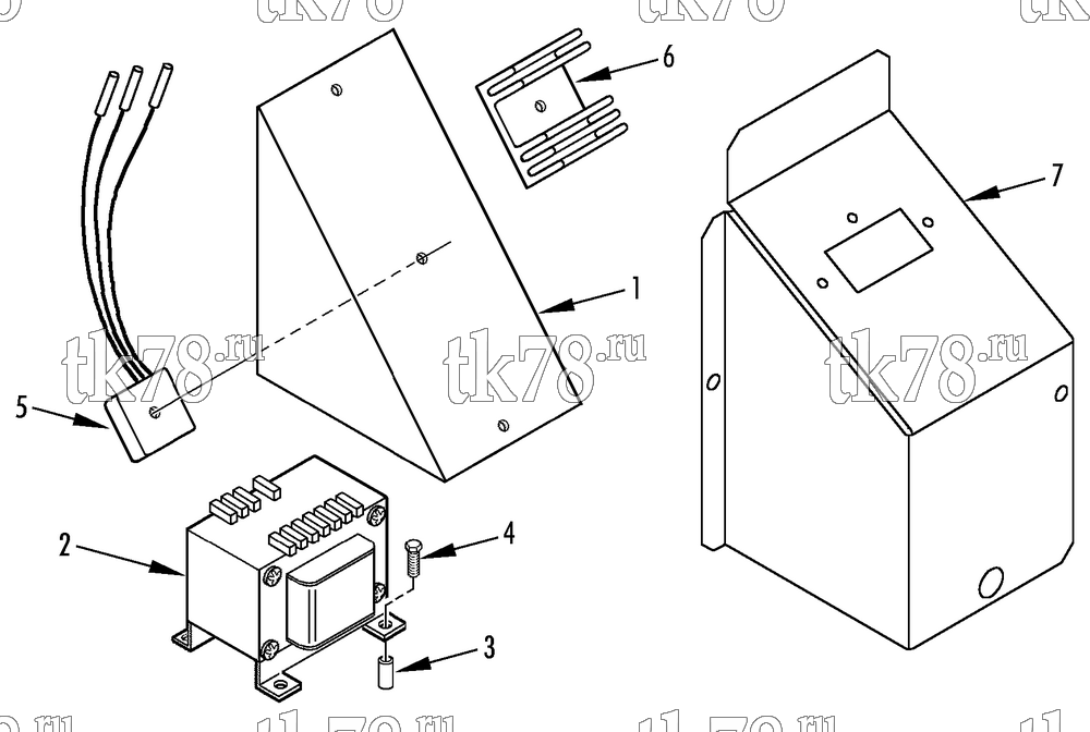 Каталог запчастей для Thermo King VM-400 10 & 20 TRANSFORMER GROUP