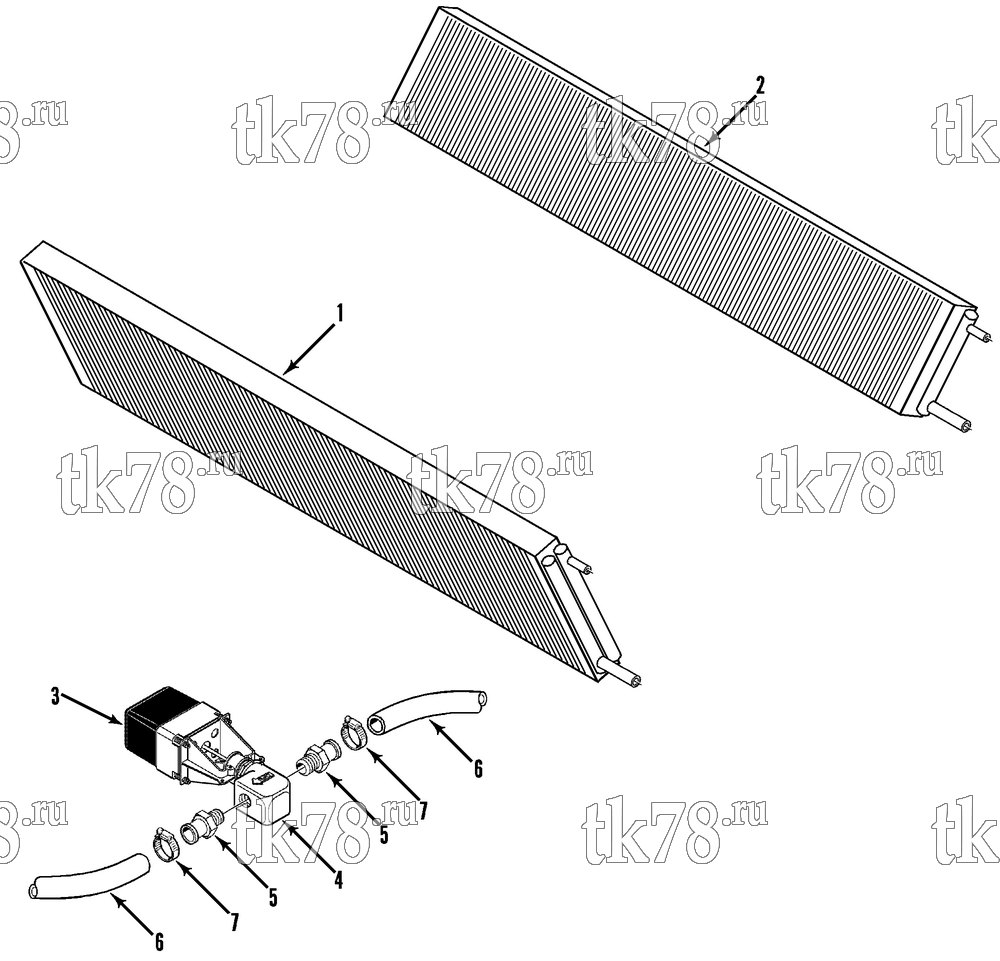 Каталог запчастей для Thermo King RT-II Series HEATING COIL GROUP