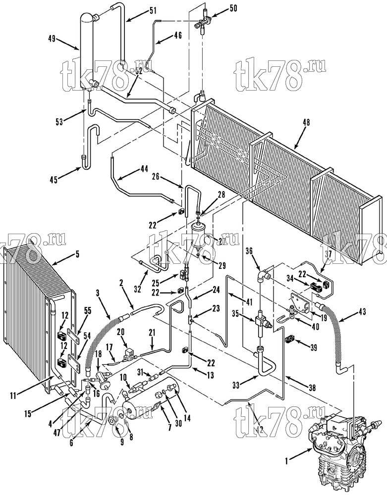 Каталог запчастей для Thermo King  REFRIGERATION COMPONENTS (11/94 & After)
