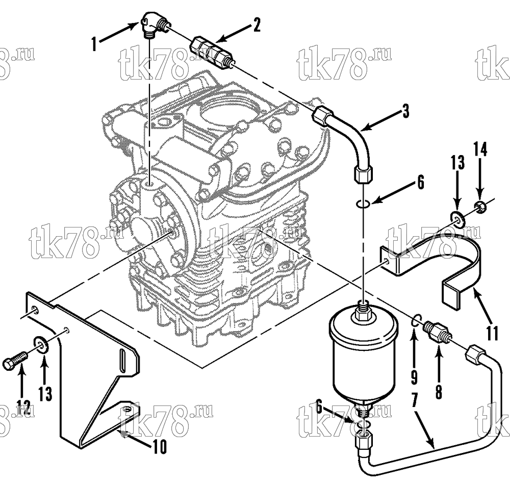 Каталог запчастей для Thermo King  COMPRESSOR OIL FILTER