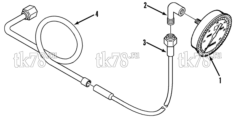 Каталог запчастей для Thermo King RD-II 50 TCI-Z COMPOUND PRESSURE GAUGE