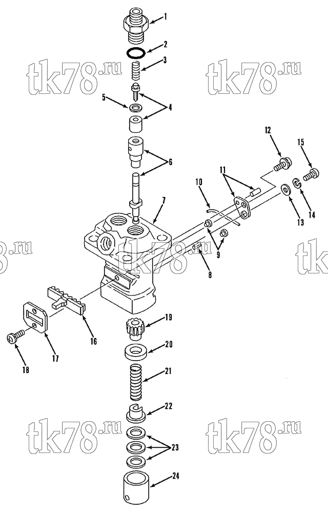 Каталог запчастей для Thermo King CD-II MAX & CD-II MAX EMEIA FUEL INJECTION PUMP