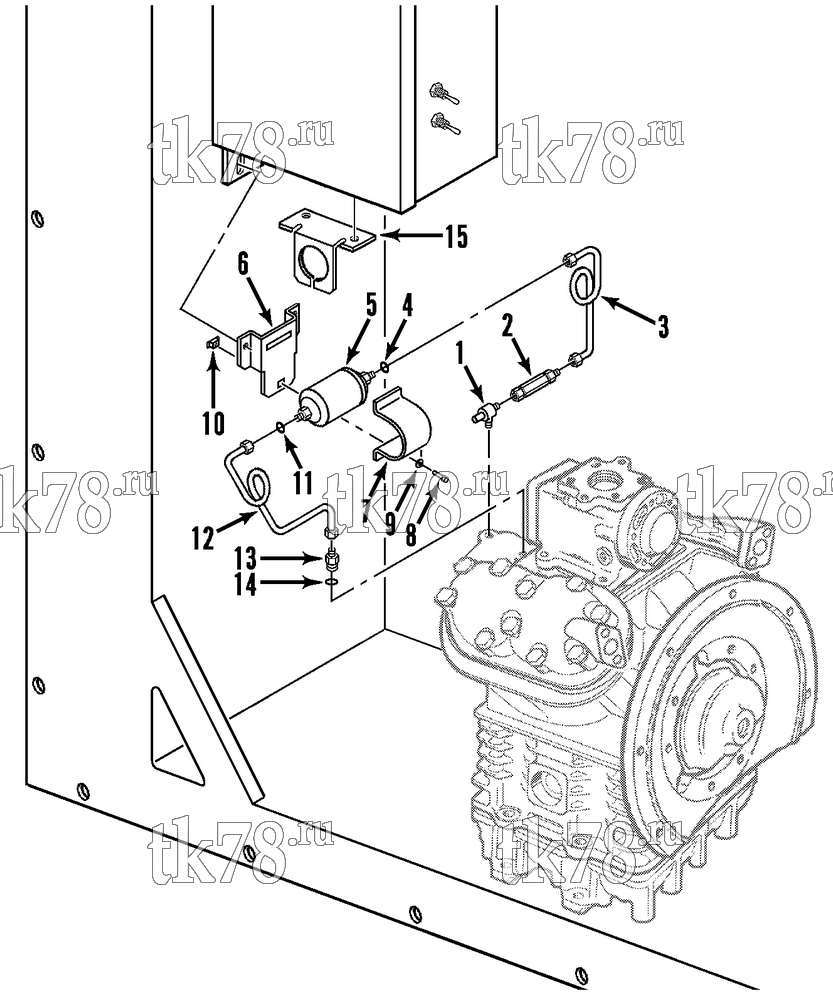Каталог запчастей для Thermo King CF-II M17 COMPRESSOR OIL FILTER KIT (20-145)