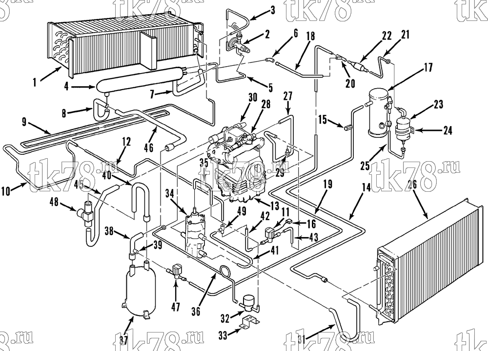 Каталог запчастей для Thermo King RD-II & RD-II MAX w/TK 3.95 Engine REFRIGERATION COMPONENTS (MODULATION, EMEIA)