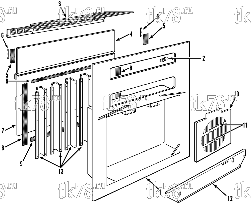 Каталог запчастей для Thermo King  STRUCTURAL COMPONENTS