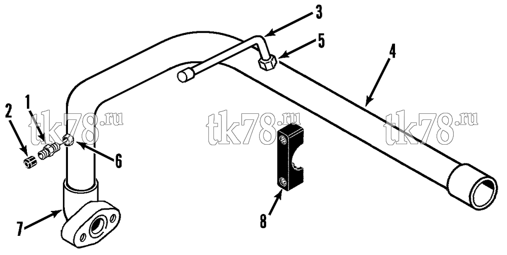 Каталог запчастей для Thermo King  SUCTION TUBE