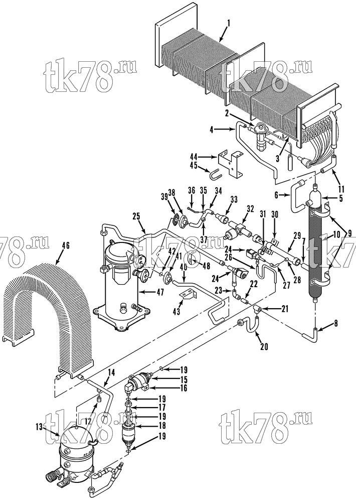 Каталог запчастей для Thermo King CF-II M48.1 Prepared for Matson REFRIGERATION COMPONENTS
