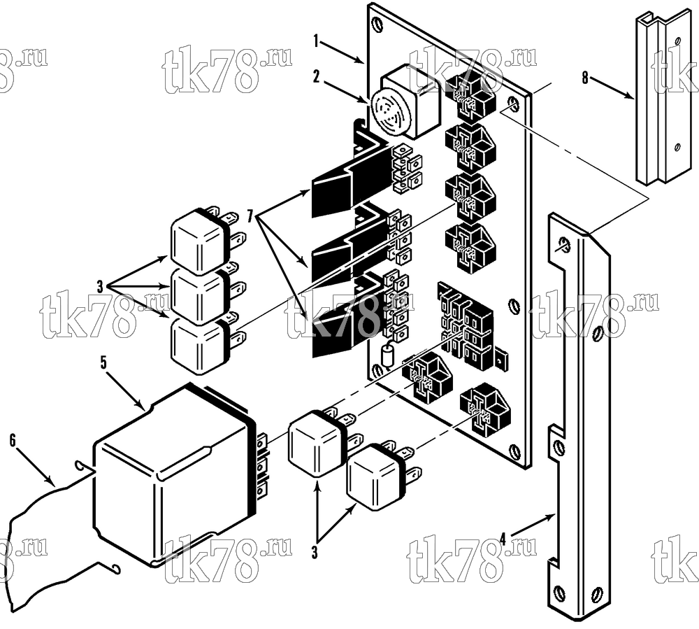 Каталог запчастей для Thermo King CD MAX & CD MAX EMEIA CYCLE SENTRY BOARD